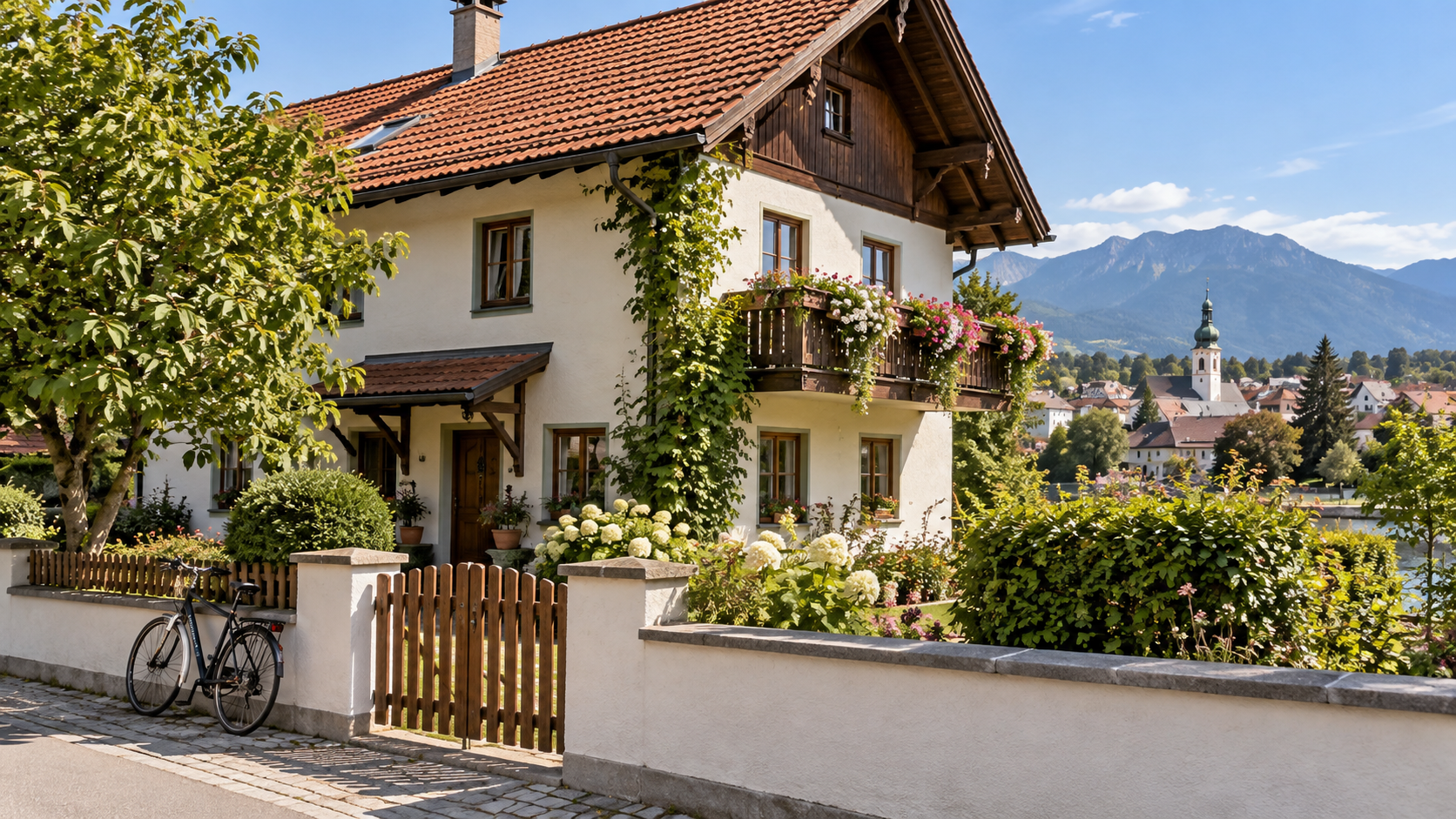 Österreichisches Wohnhaus mit Garten am Ortsrand